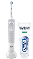 D100.413 S White + ToothPaste from Braun